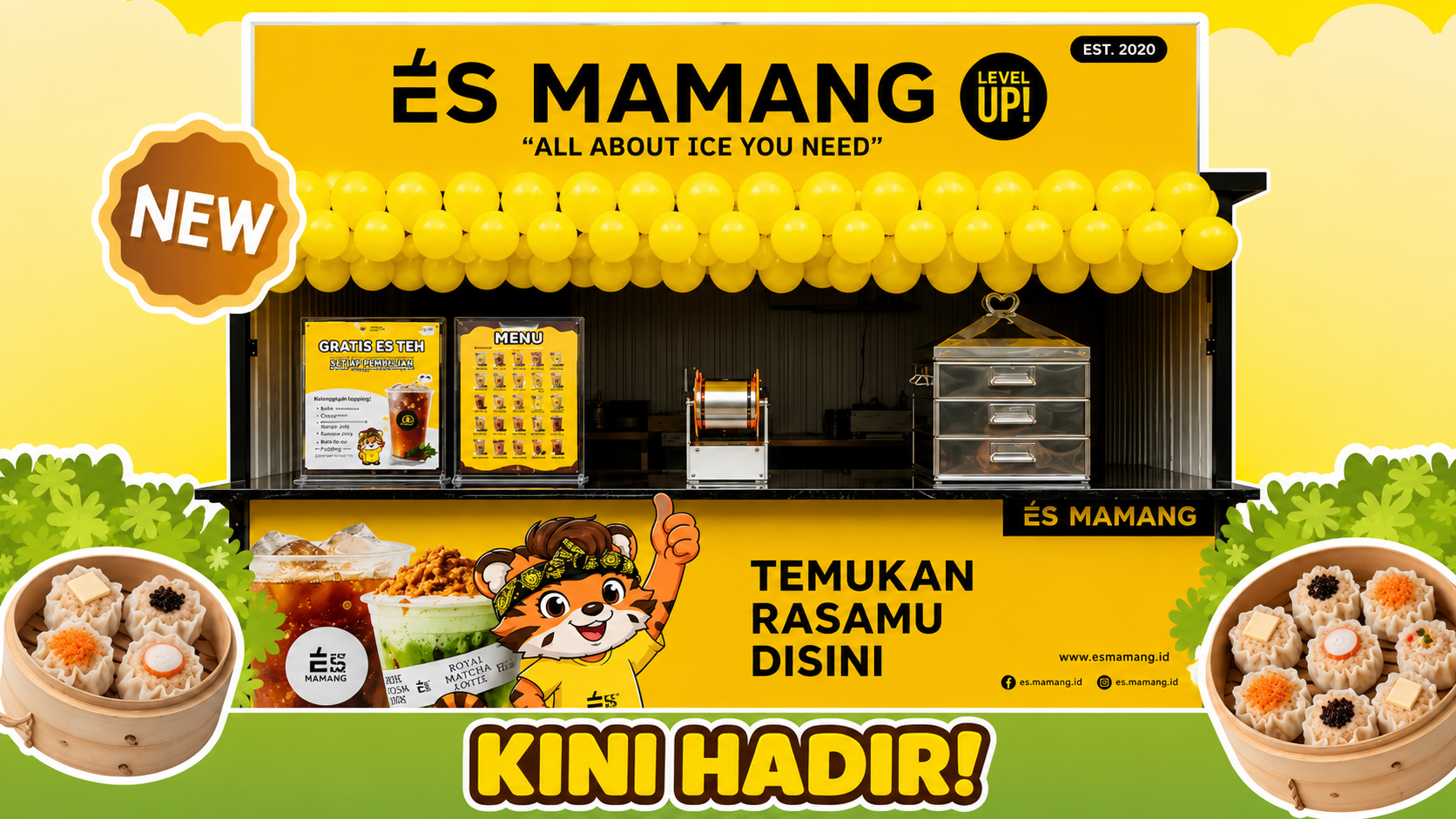 Gambar hero yang menggambarkan semangat event Es Mamang
